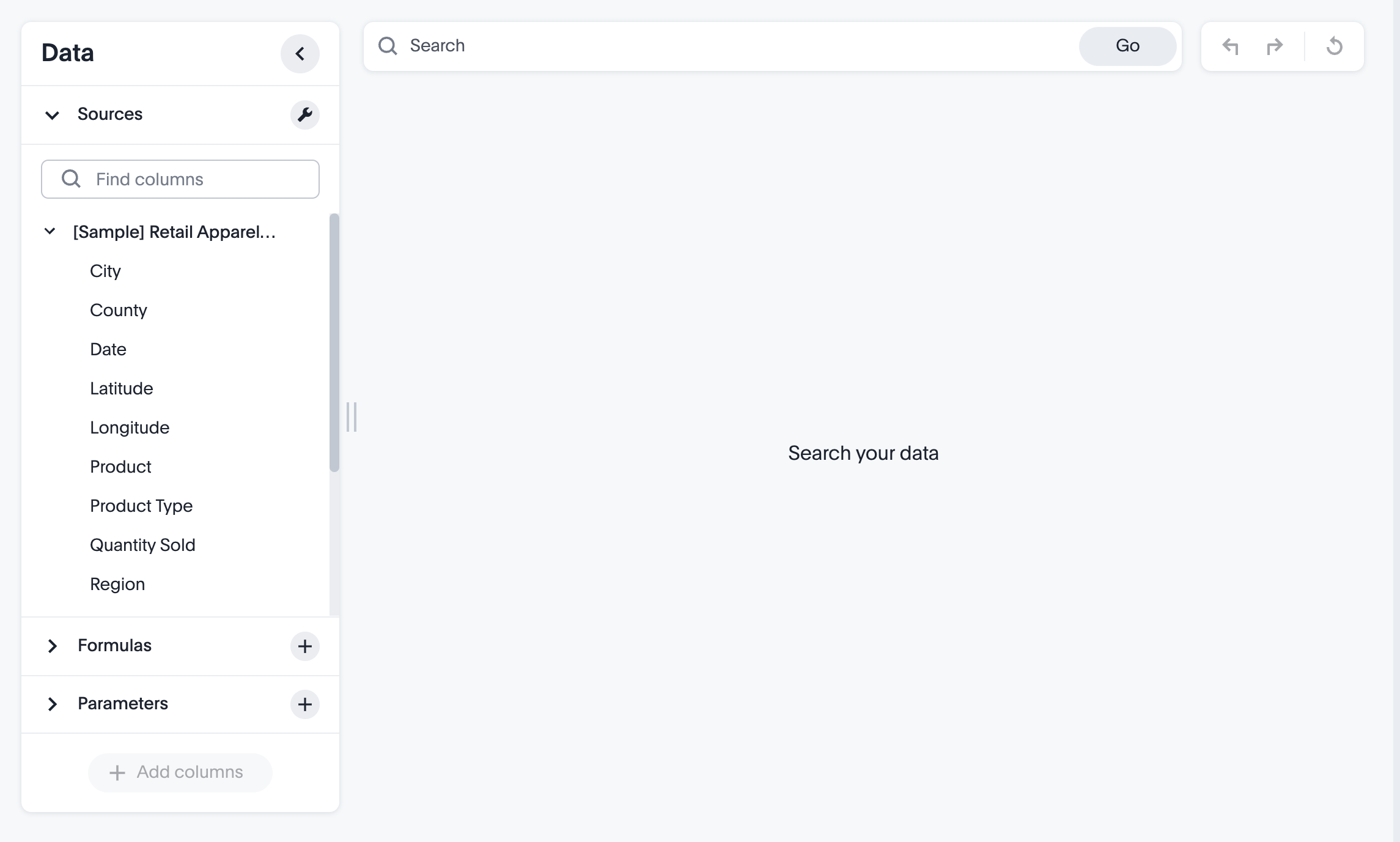 Search embed