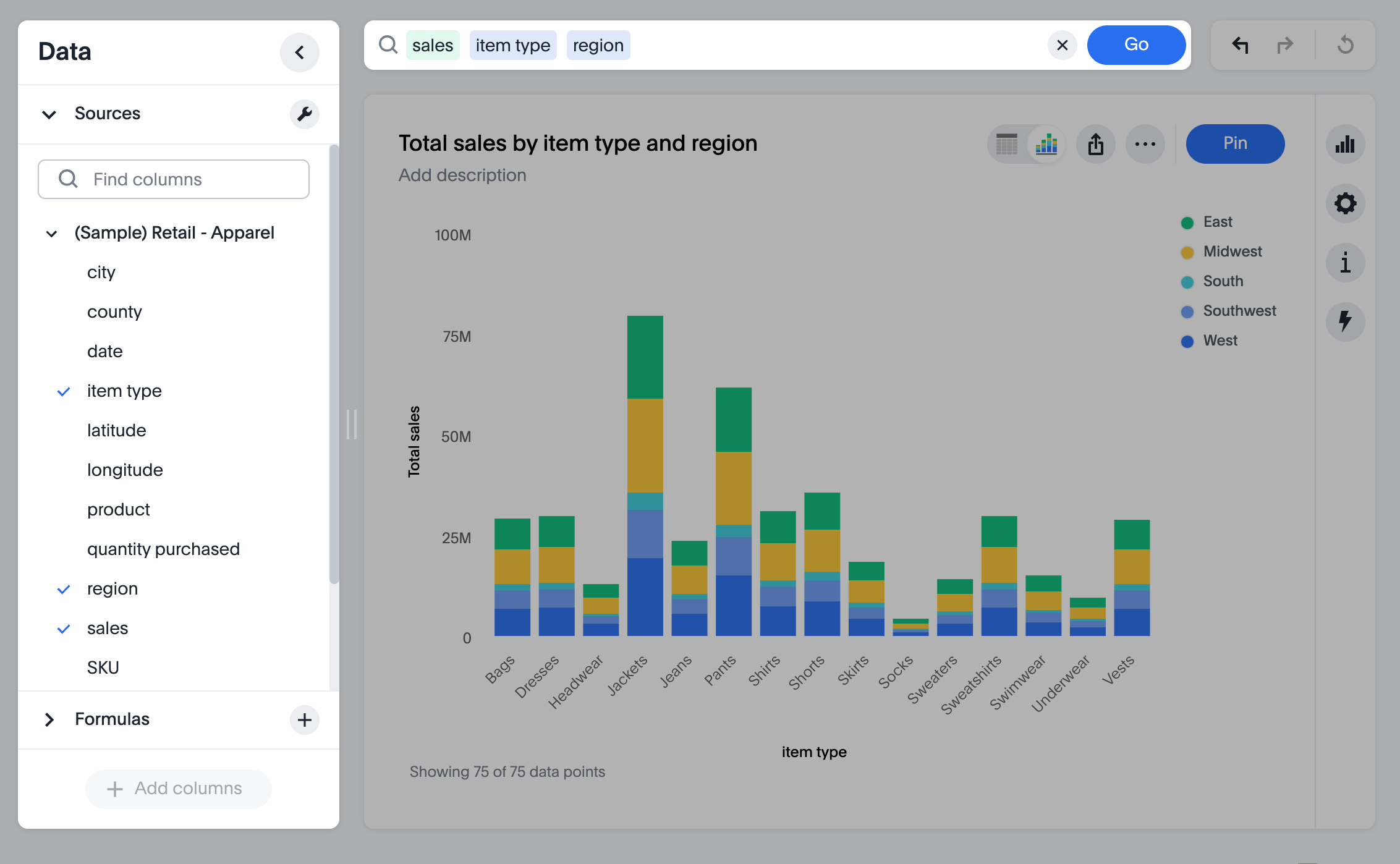 Search page embed