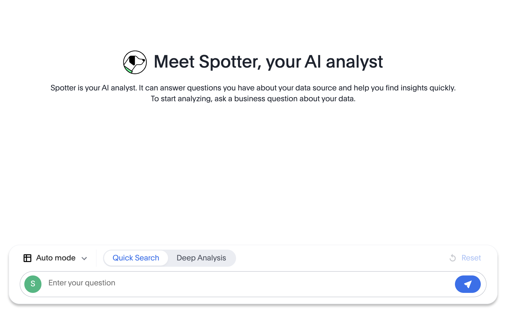 Spotter 3 interface